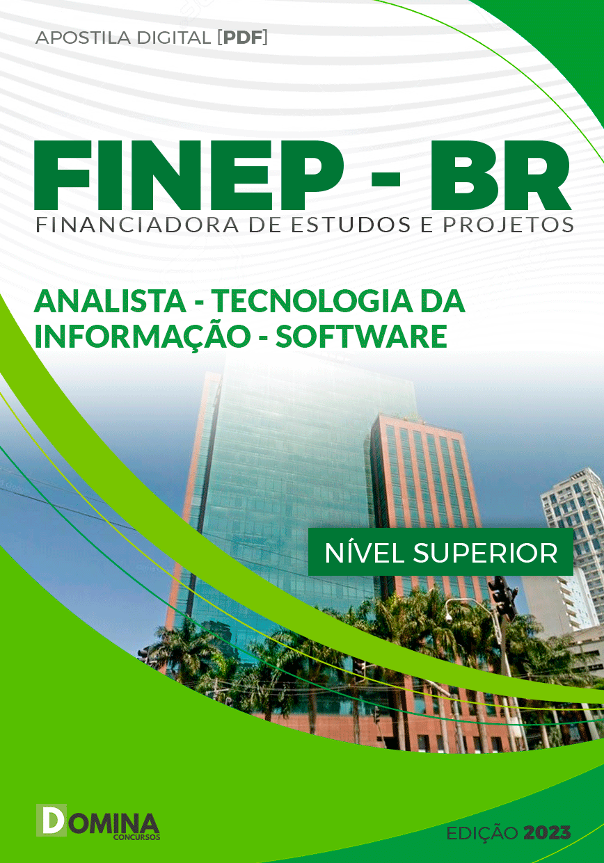 Apostila FINEP 2023 Analista Tecnologia Informação Software