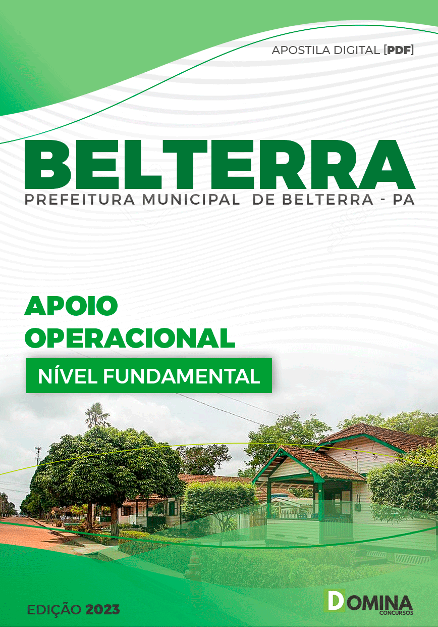 Apostila Concurso Pref Belterra PA 2023 Apoio Operacional