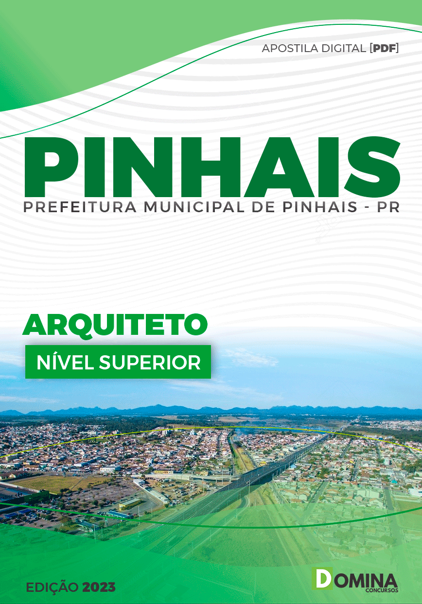 Apostila Pref Pinhais PR 2023 Arquiteto