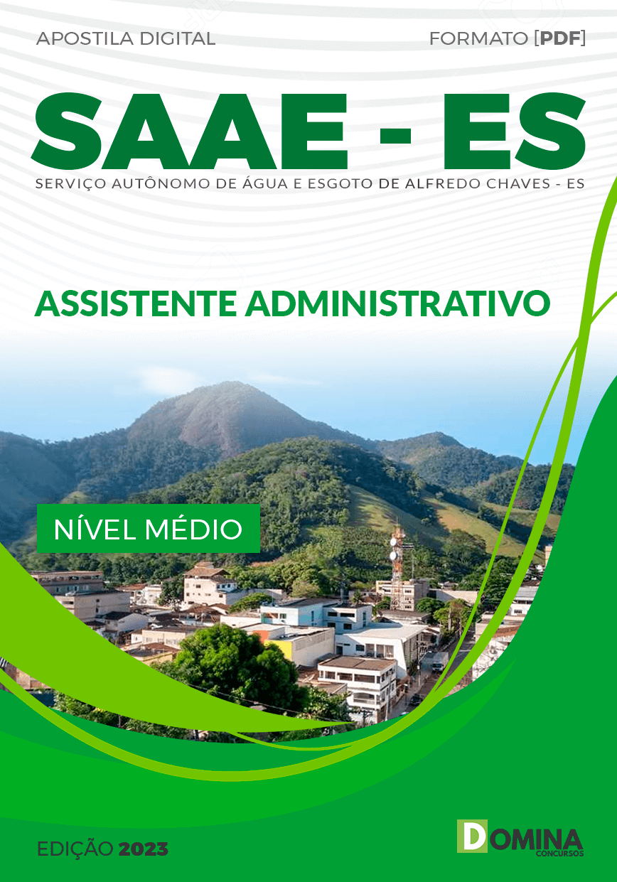 Apostila SAAE Alfredo Chaves ES 2023 Assistente Administrativo