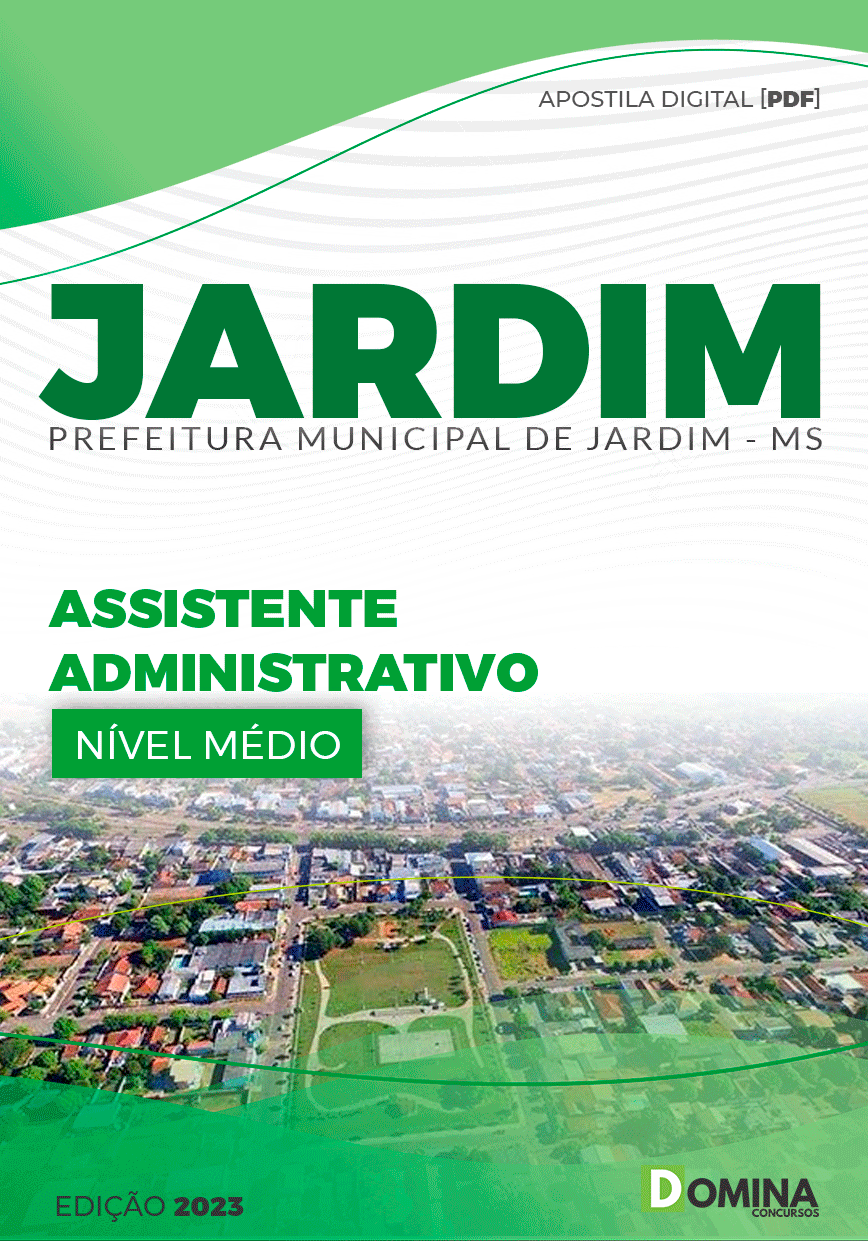Apostila Concurso JARDIM MS 2023 Assistente Administrativo