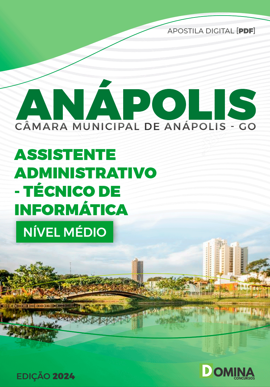 Apostila Câmara Anápolis GO 2023 Assistente Adm Técnico Informática