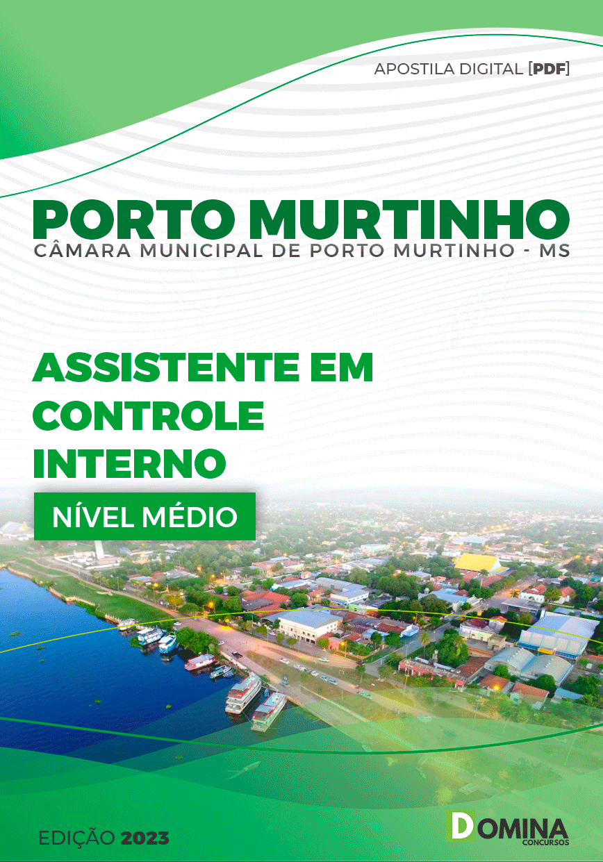 Apostila Câmara Porto Murtinho MG 2023 Assistente Controle Interno