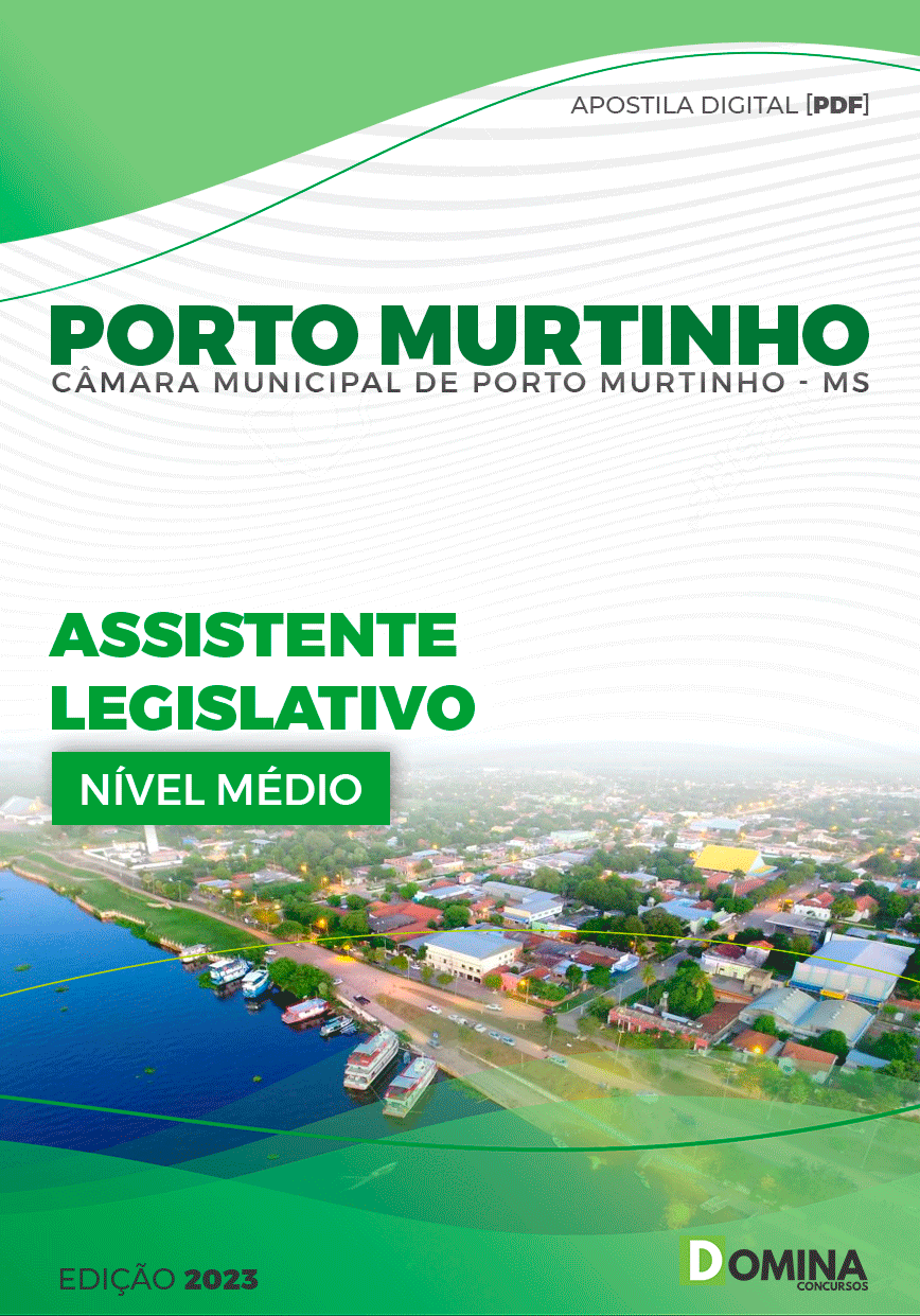 Apostila Câmara Porto Murtinho MG 2023 Assistente Legislativo
