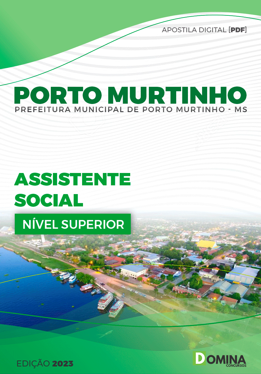 Apostila Pref Porto Murtinho MG 2023 Assistente Social