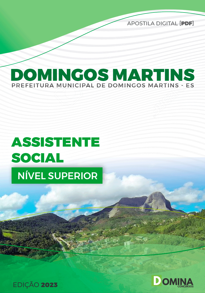 Apostila Pref Domingos Martins ES 2023 Assistente Social