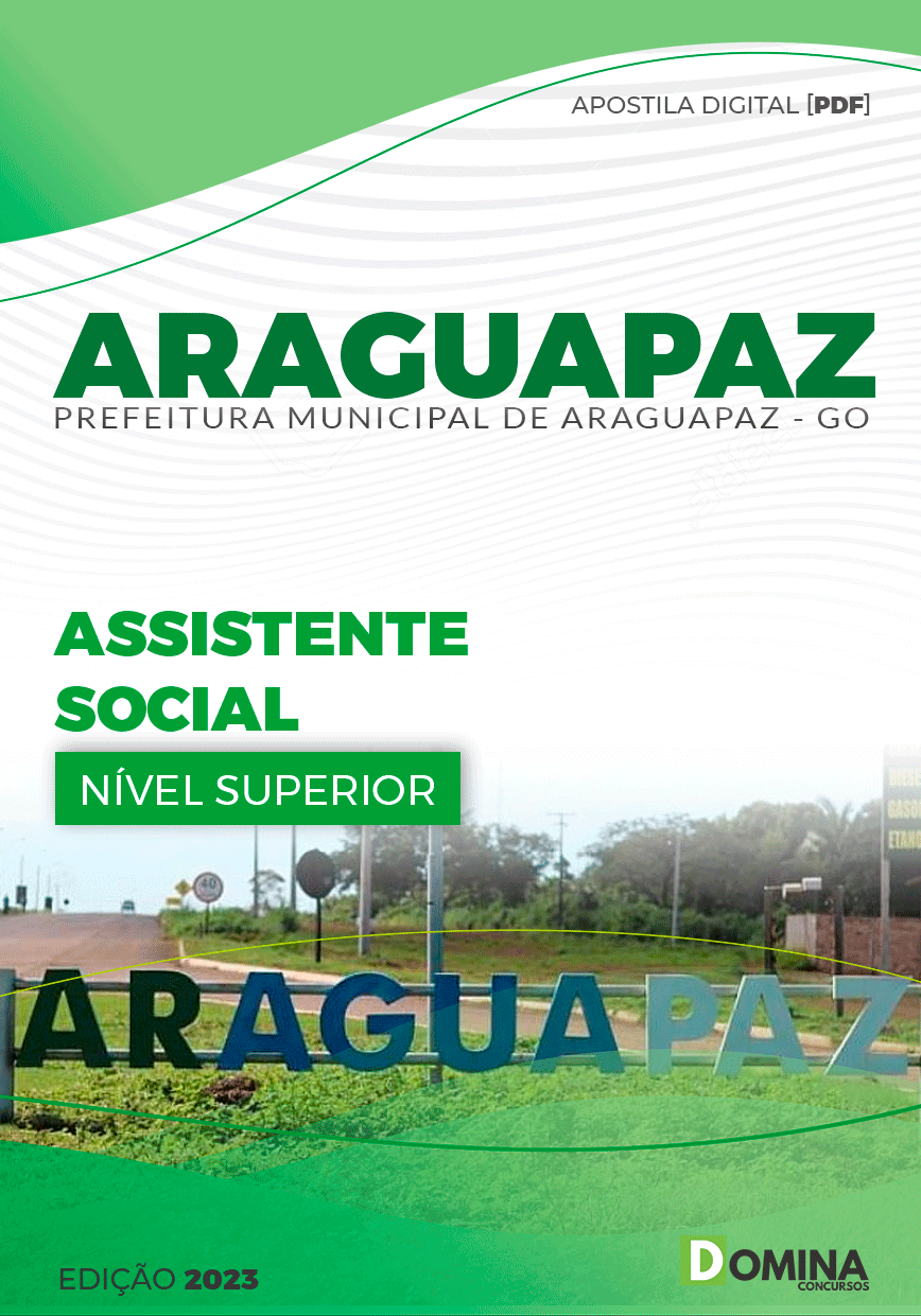 Apostila Pref Araguapaz GO 2023 Assistente Social