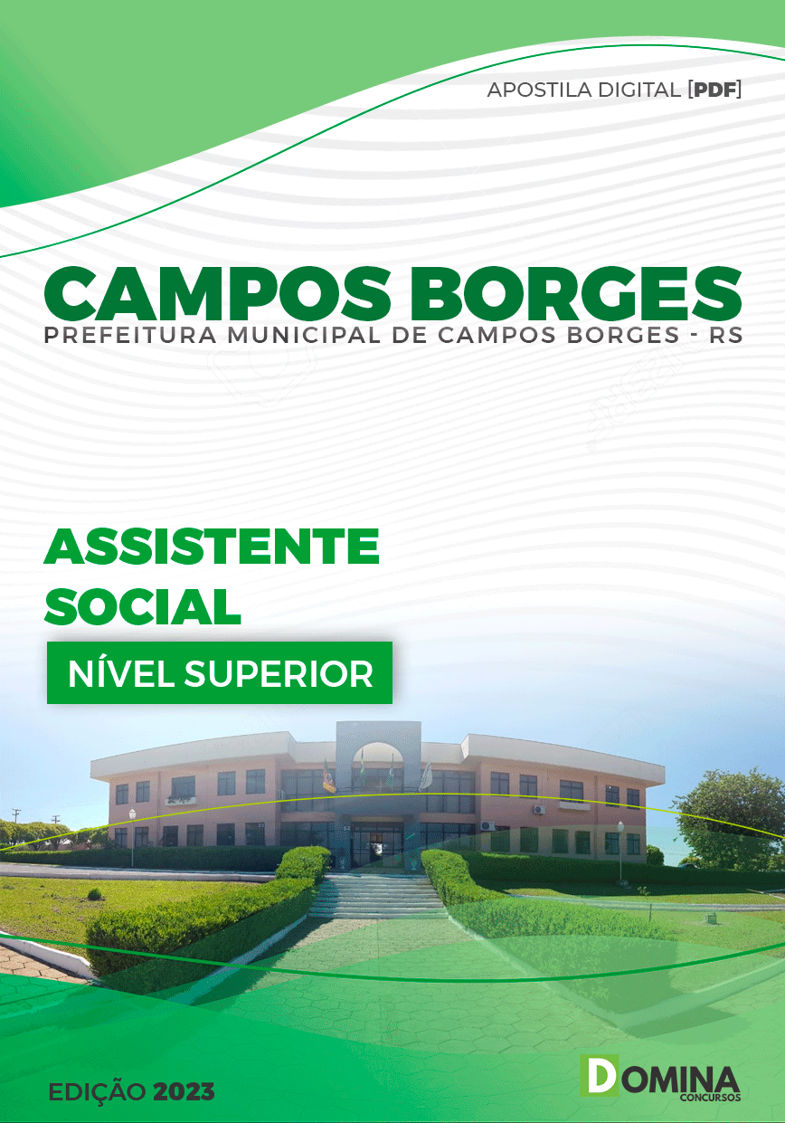 Apostila Pref Campos Borges RS 2023 Assistente Social