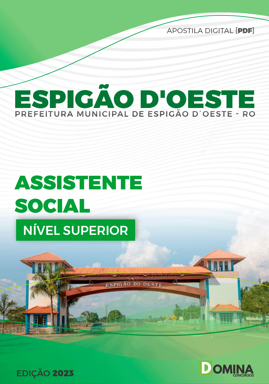 Apostila Pref Espigão D’oeste RO 2023 Assistente Social