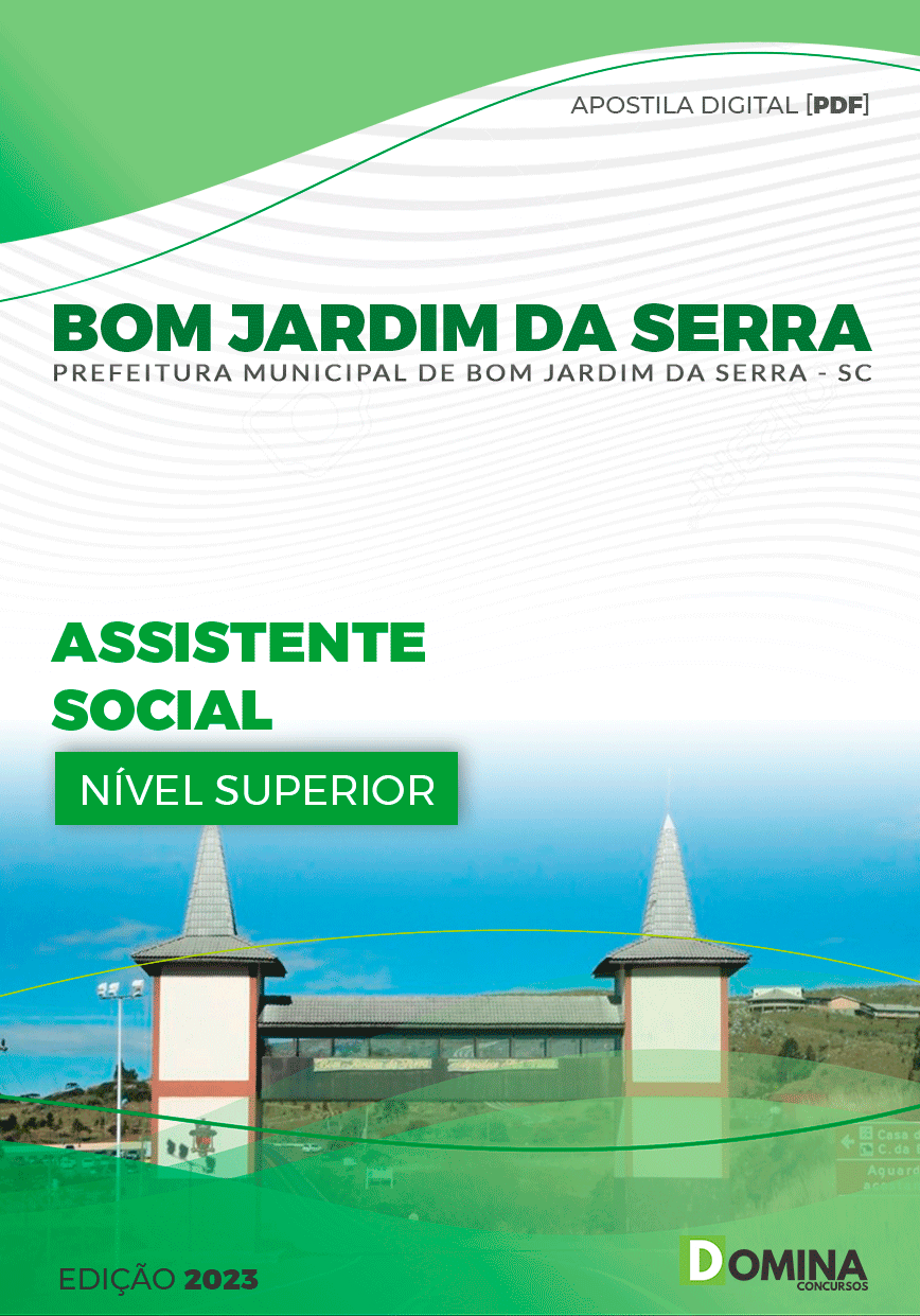 Apostila Pref Bom Jardim da Serra SC 2023 Assistente Social