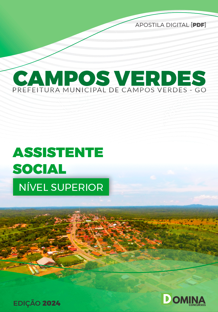 Apostila Pref Campos Verdes GO 2023 Assistente Social