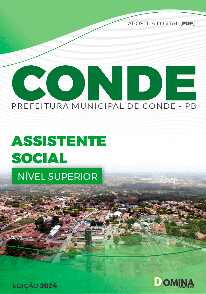 Apostila Concurso Pref Conde PB 2024 Assistente Social