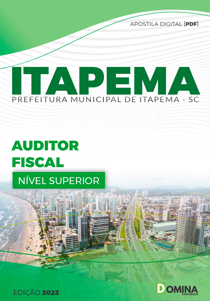 Apostila Pref Itapema SC 2023 Auditor Fiscal