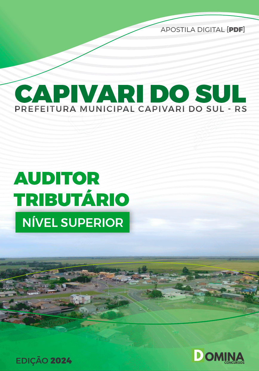 Apostila Pref Capivari do Sul RS 2024 Auditor Tributário