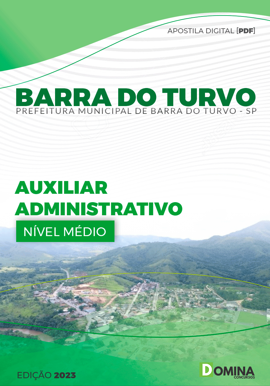 Apostila Pref Barra do Turvo SP 2023 Assistente Administrativo