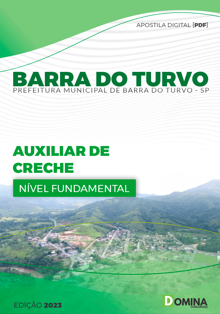 Apostila Pref Barra do Turvo SP 2023 Auxiliar Creche