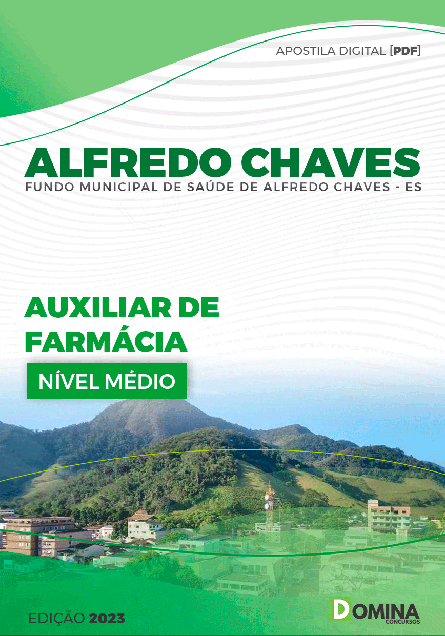 Apostila FMS Alfredo Chaves ES 2023 Auxiliar de Farmácia