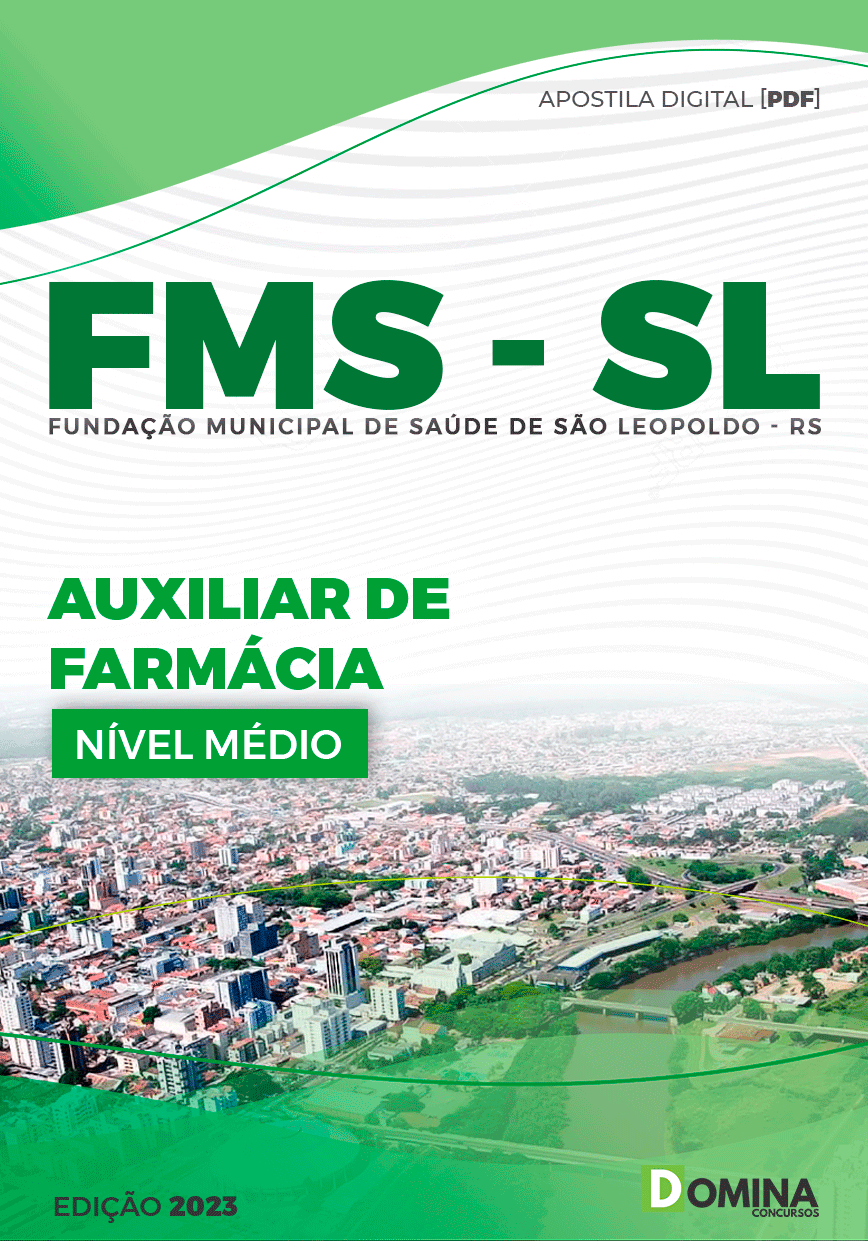 Apostila FMS São Leopoldo RS 2023 Auxiliar Farmácia
