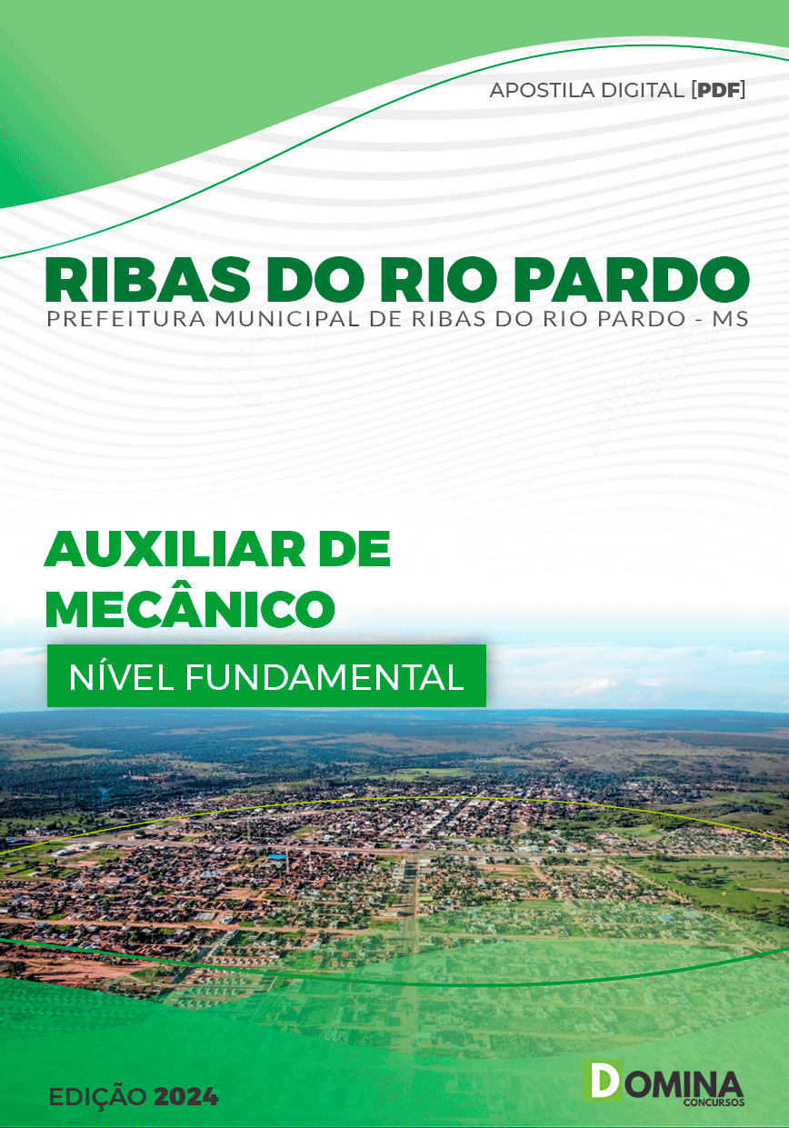 Apostila Pref Ribas do Rio Pardo MS 2024 Auxiliar Mecânico