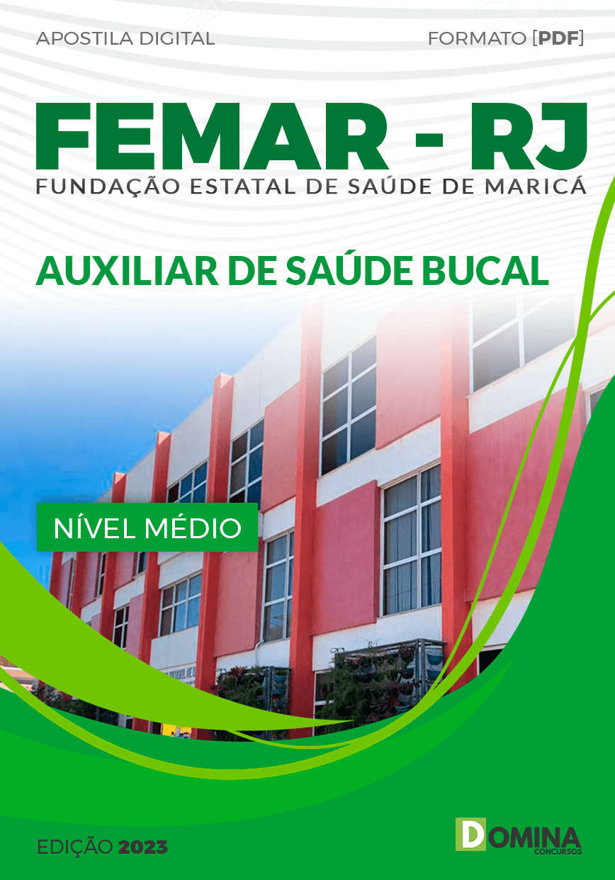 Apostila Concurso FEMAR RJ 2023 Auxiliar Saúde Bucal