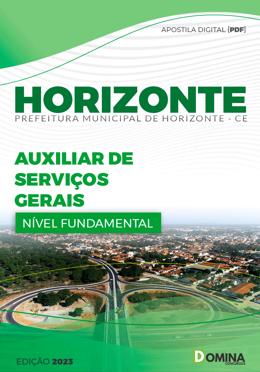 Apostila Pref Horizonte CE 2023 Auxiliar Serviço Gerais