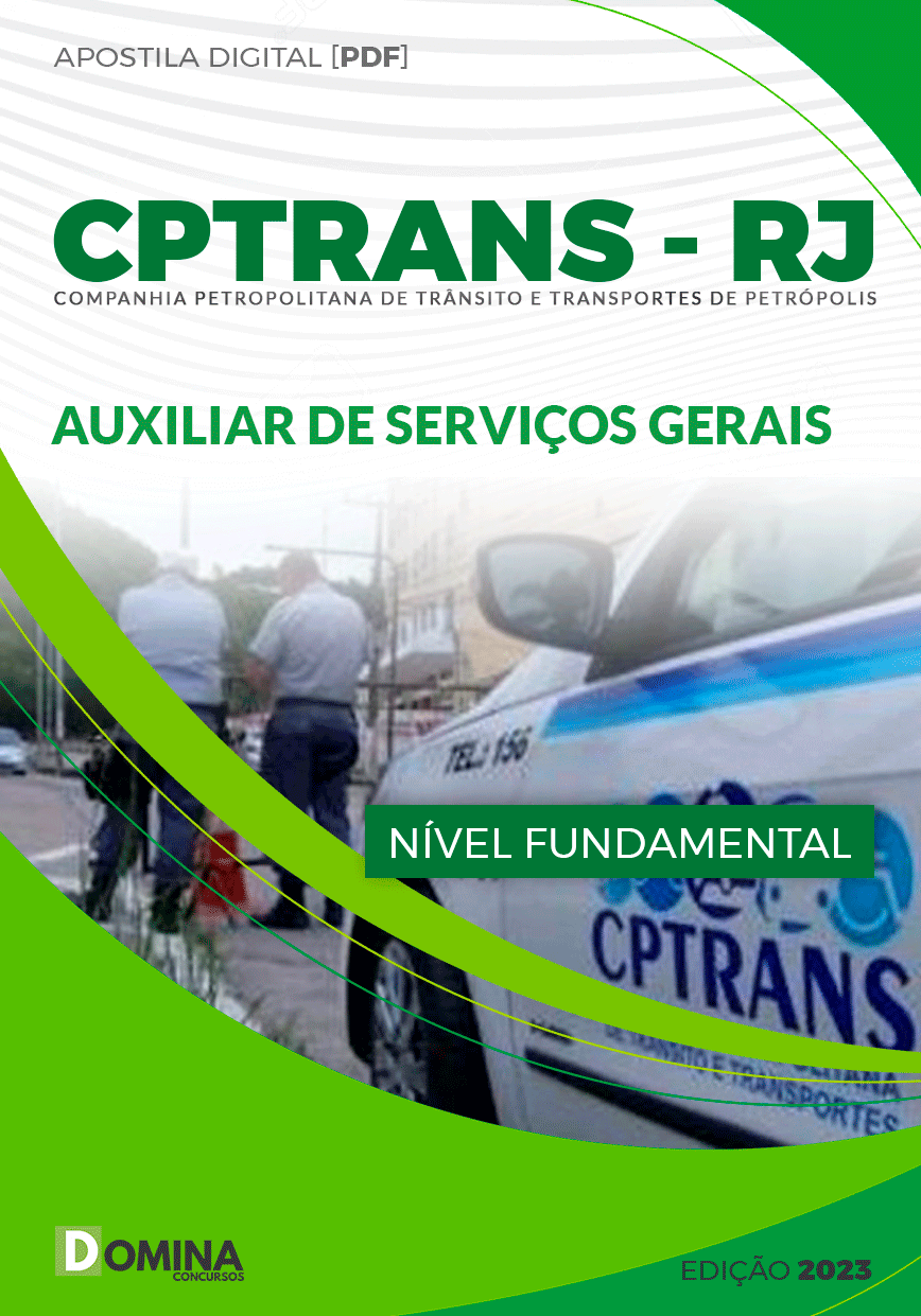 Apostila Concurso CPTRANS RJ 2023 Auxiliar Serviços Gerais