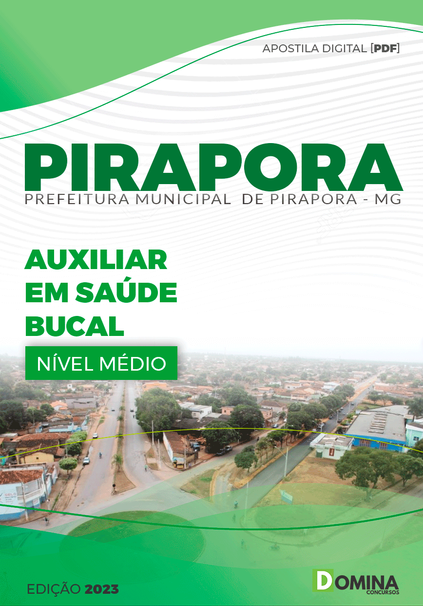 Apostila Pref Pirapora MG 2023 Auxiliar em Saúde Bucal