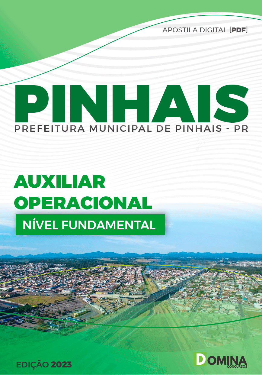 Apostila Pref Pinhais PR 2023 Auxiliar Operacional