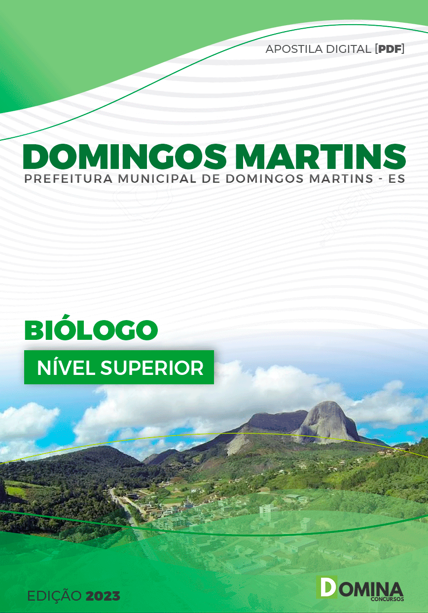 Apostila Pref Domingos Martins ES 2023 Biólogo