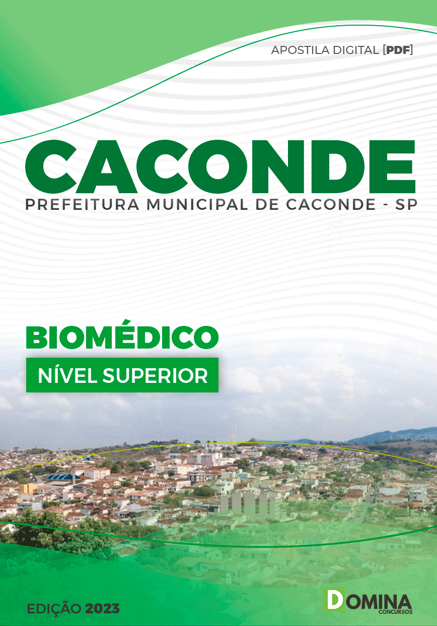 Apostila Concurso Pref Caconde SP 2023 Biomédico