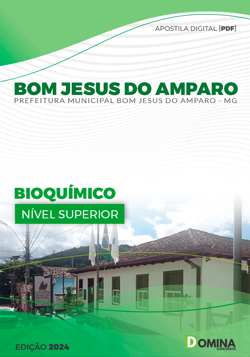 Pref Bom Jesus do Amparo MG 2024 Bioquímico