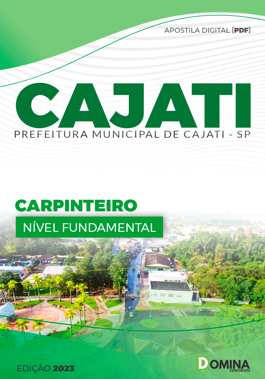 Apostila Pref Cajati SP 2023 Carpinteiro