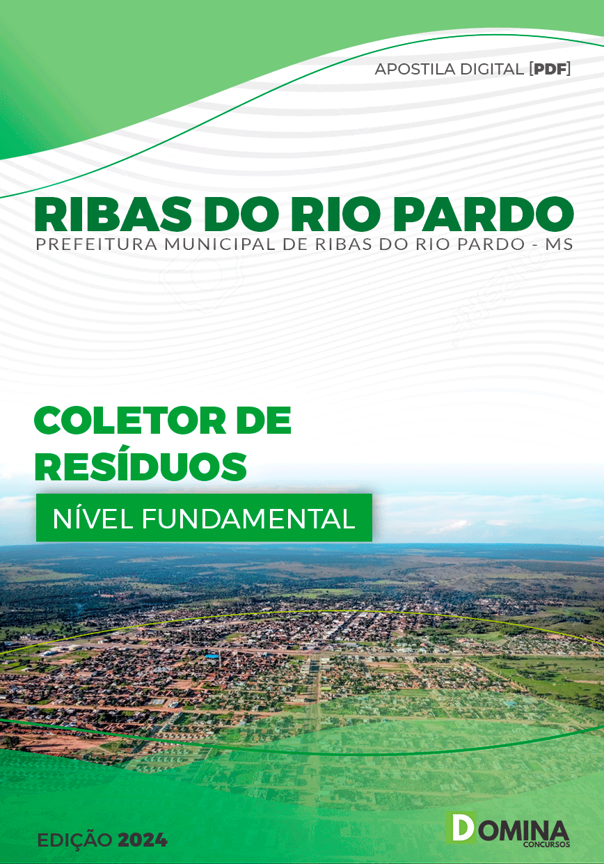 Apostila Pref Ribas do Rio Pardo MS 2024 Coletor Resíduos