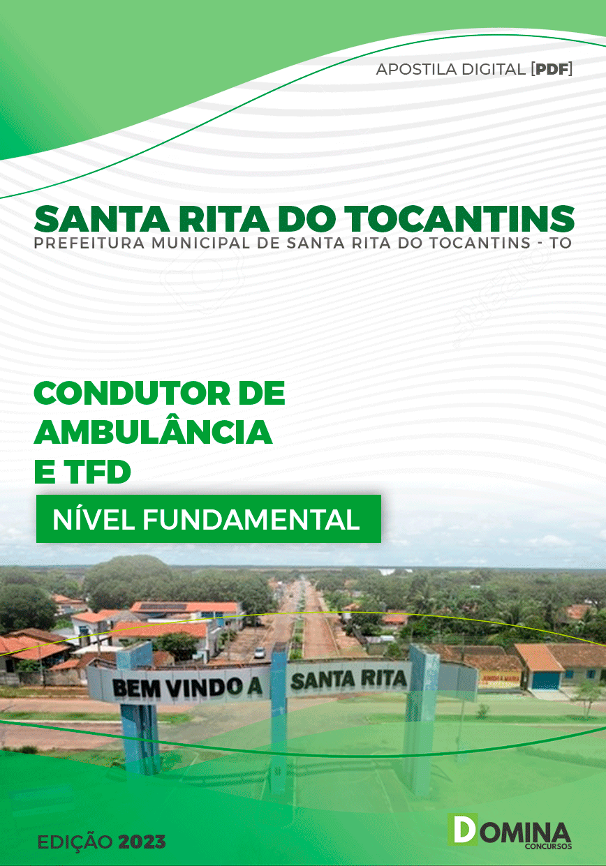 Apostila Pref Santa Rita do Tocantins TO 2023 Condutor Ambulância