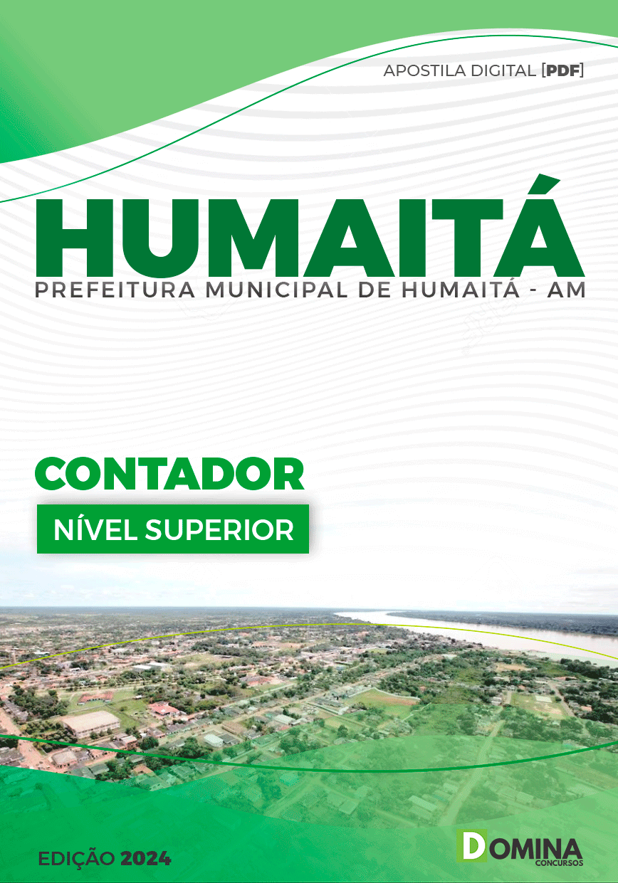 Apostila Pref Humaitá AM 2024 Contador