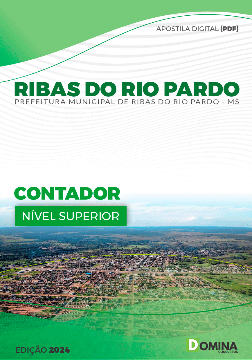 Apostila Pref Ribas do Rio Pardo MS 2024 Contador