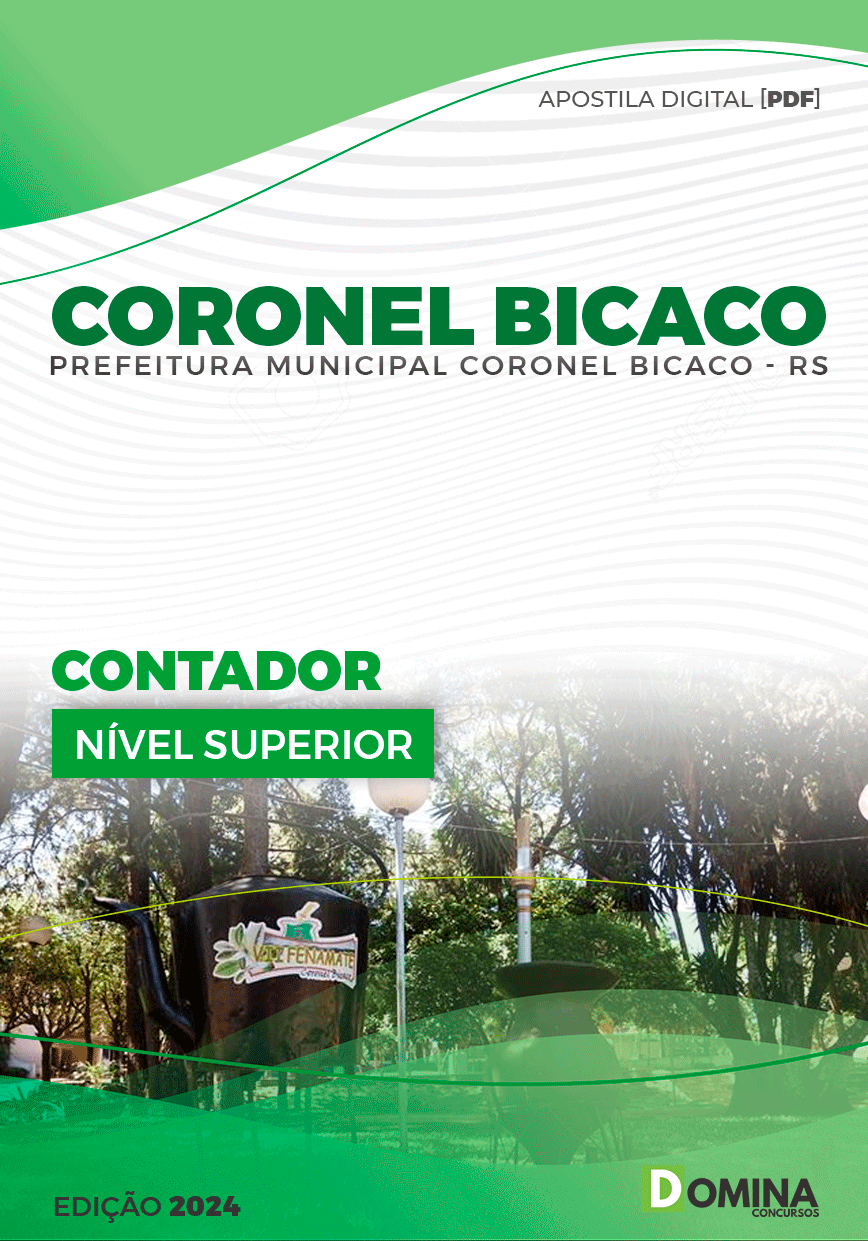 Apostila Pref Coronel Bicaco RS 2024 Contador
