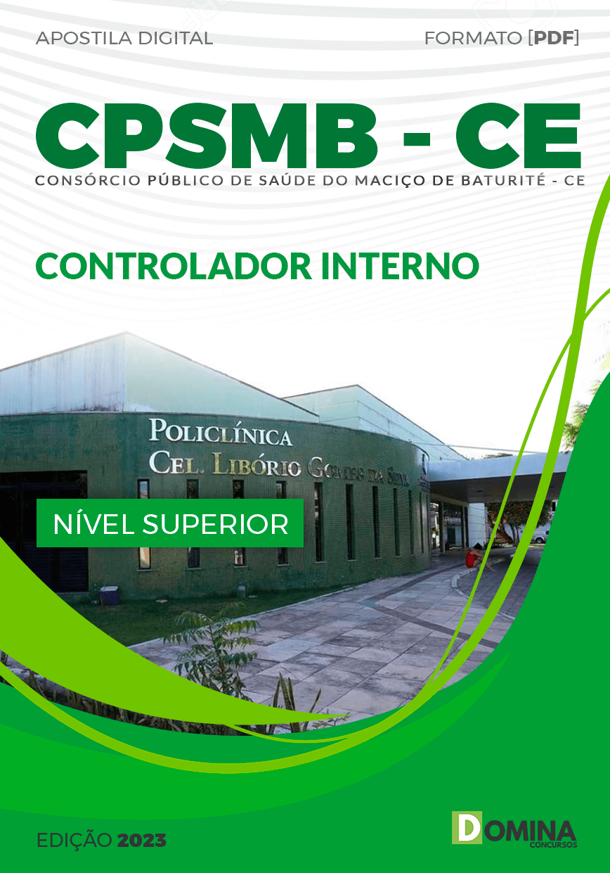 Apostila Concurso CPSMB CE 2023 Controlador Interno