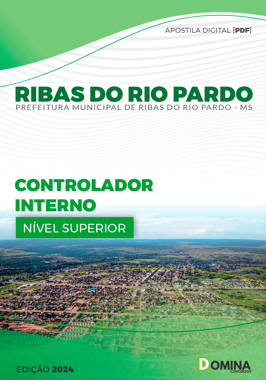 Apostila Pref Ribas do Rio Pardo MS 2024 Controlador Interno