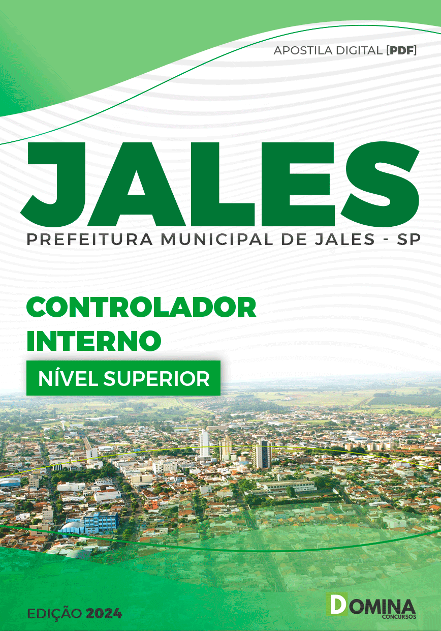 Apostila Concurso Pref Jales SP 2024 Controlador Interno