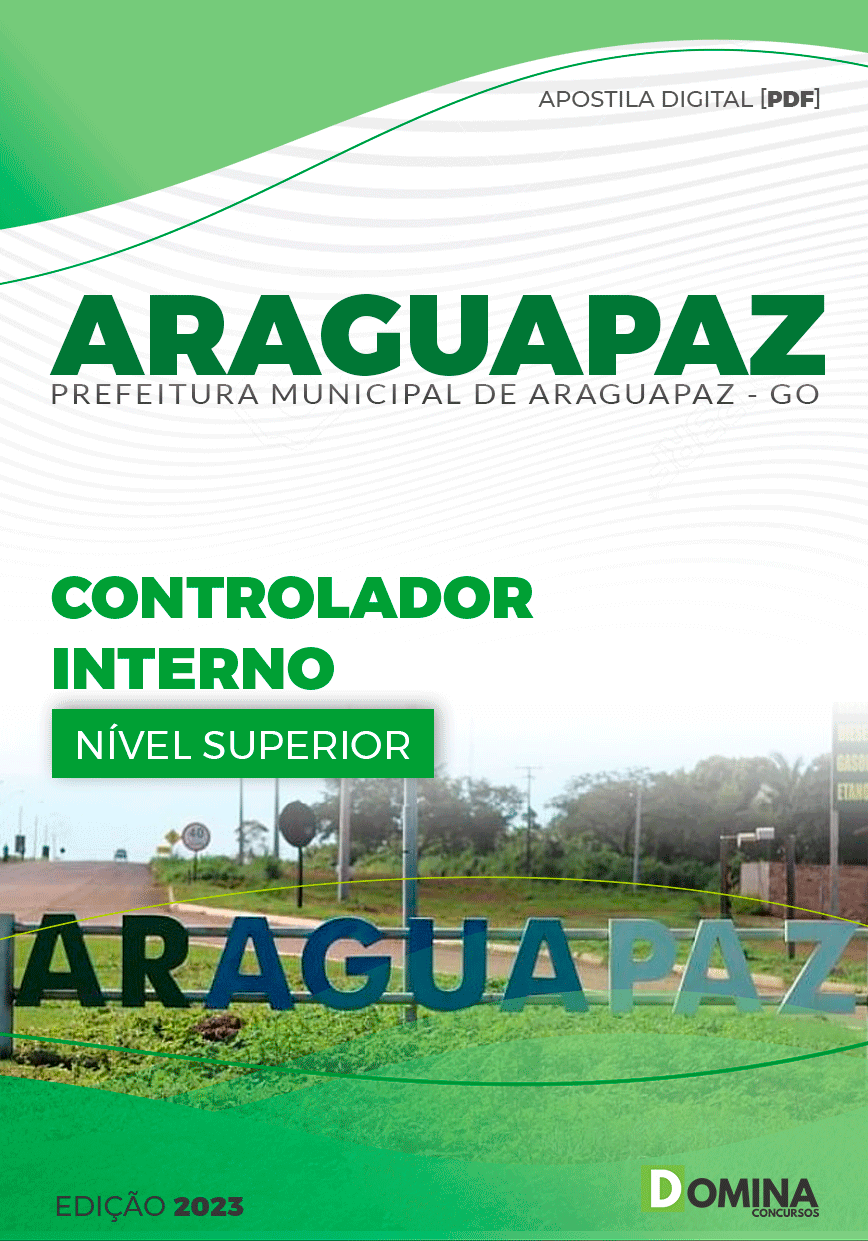 Apostila Pref Araguapaz GO 2023 Controlador Interno