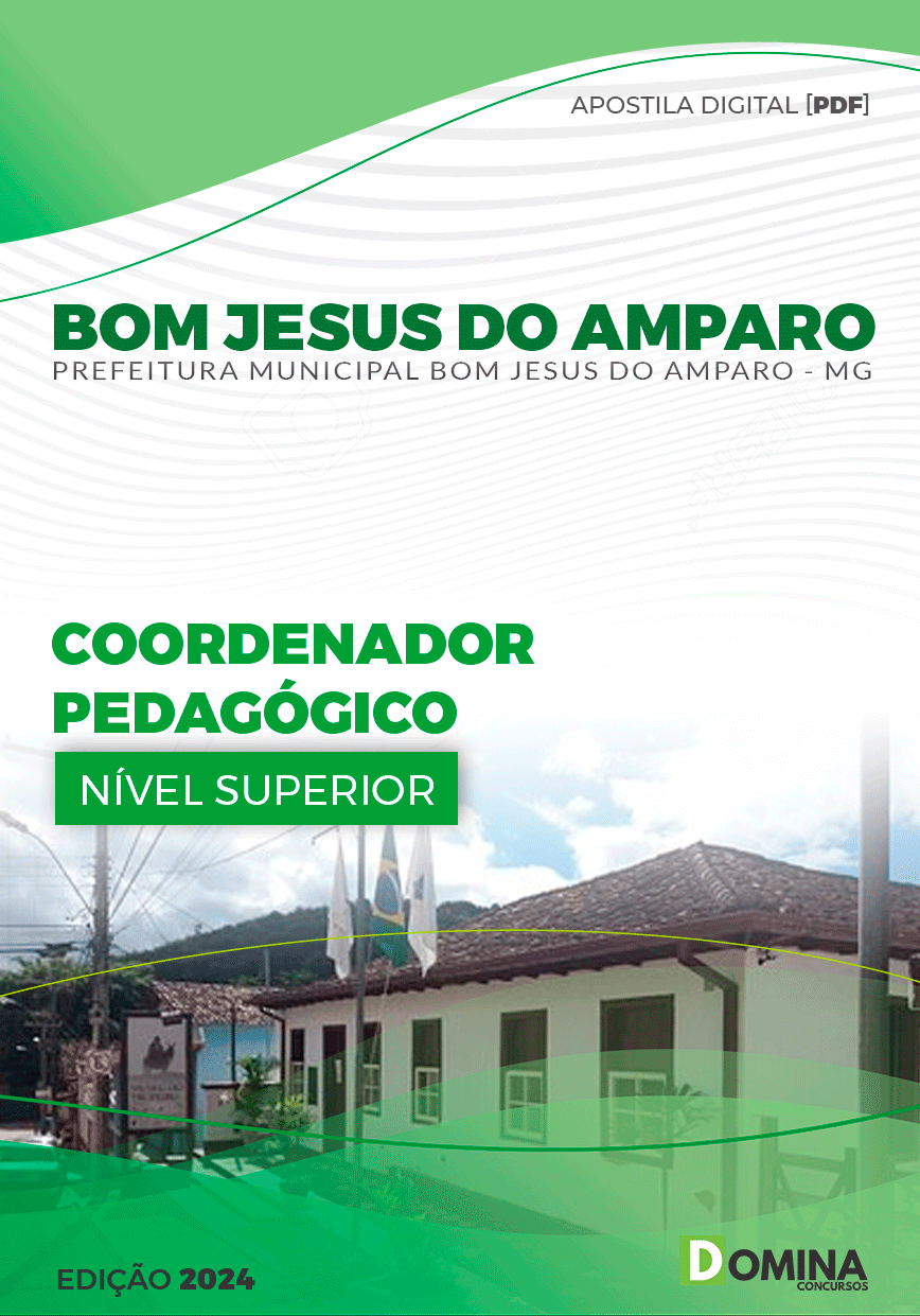 Pref Bom Jesus do Amparo MG 2024 Coordenador Pedagógico