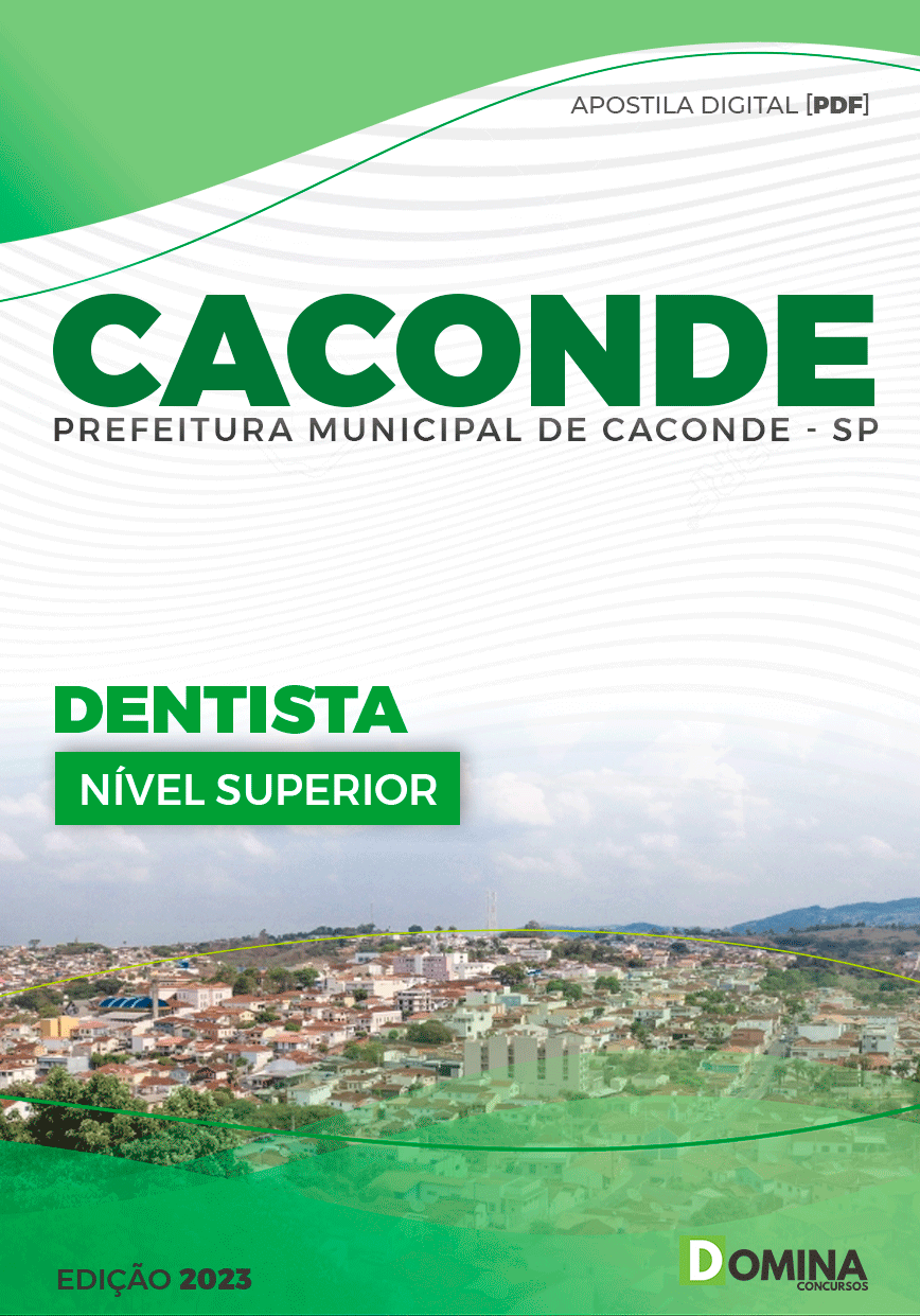 Apostila Concurso Pref Caconde SP 2023 Dentista