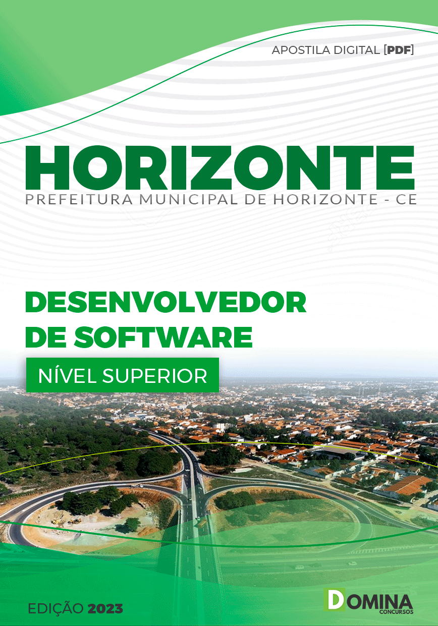 Apostila Pref Horizonte CE 2023 Desenvolvimento Software