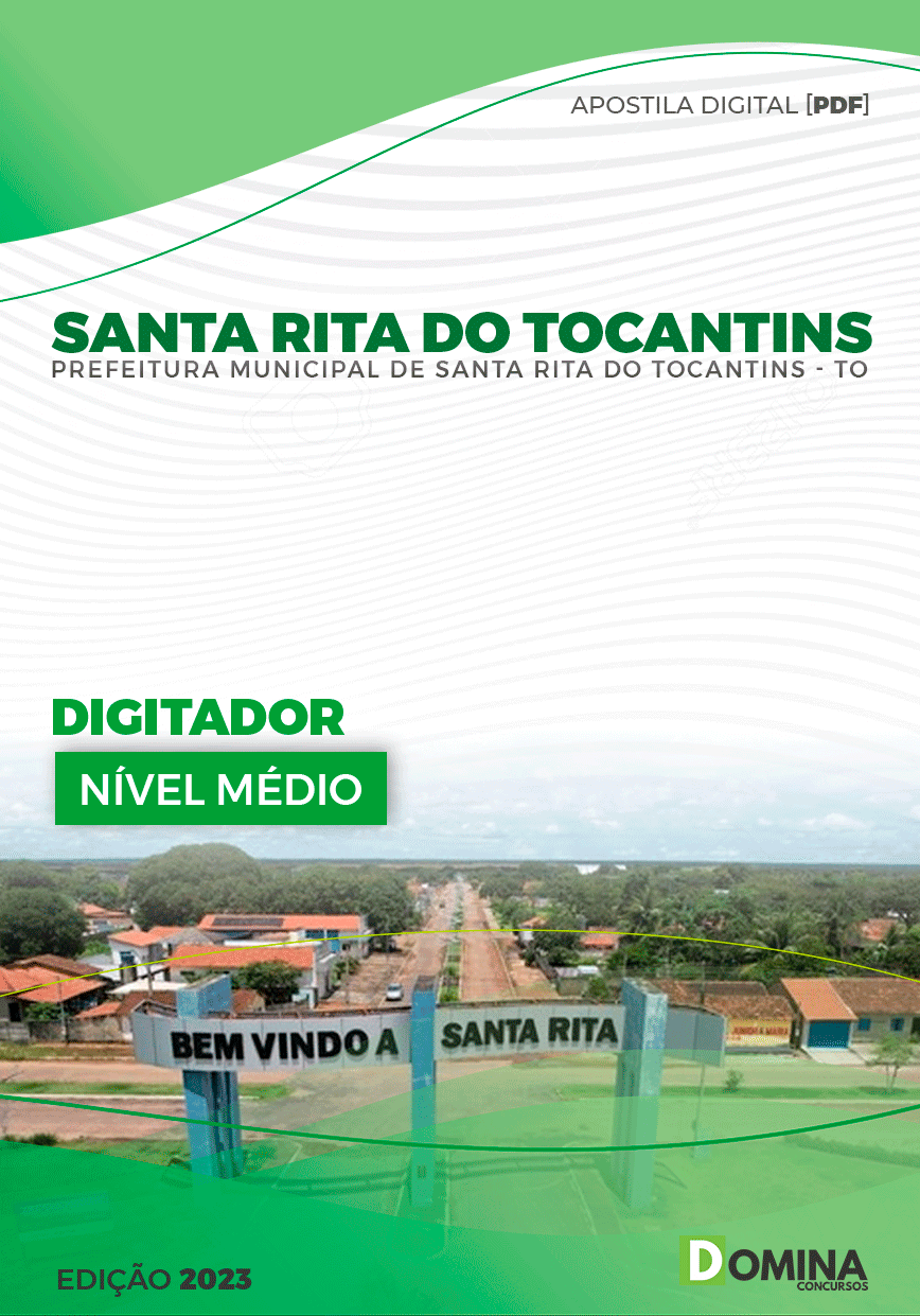 Apostila Pref Santa Rita do Tocantins TO 2023 Digitador