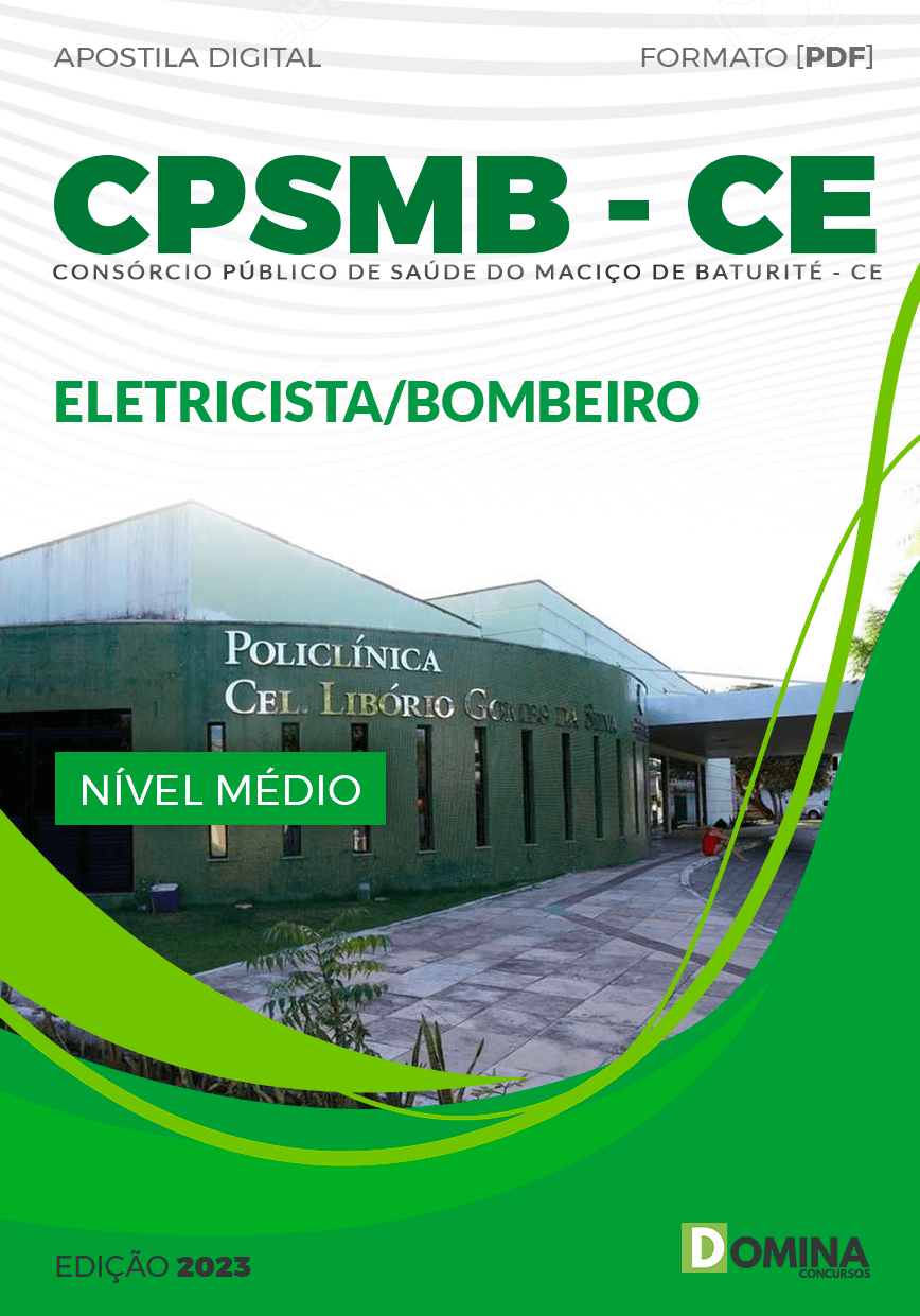 Apostila Concurso CPSMB CE 2023 Eletricista Bombeiro