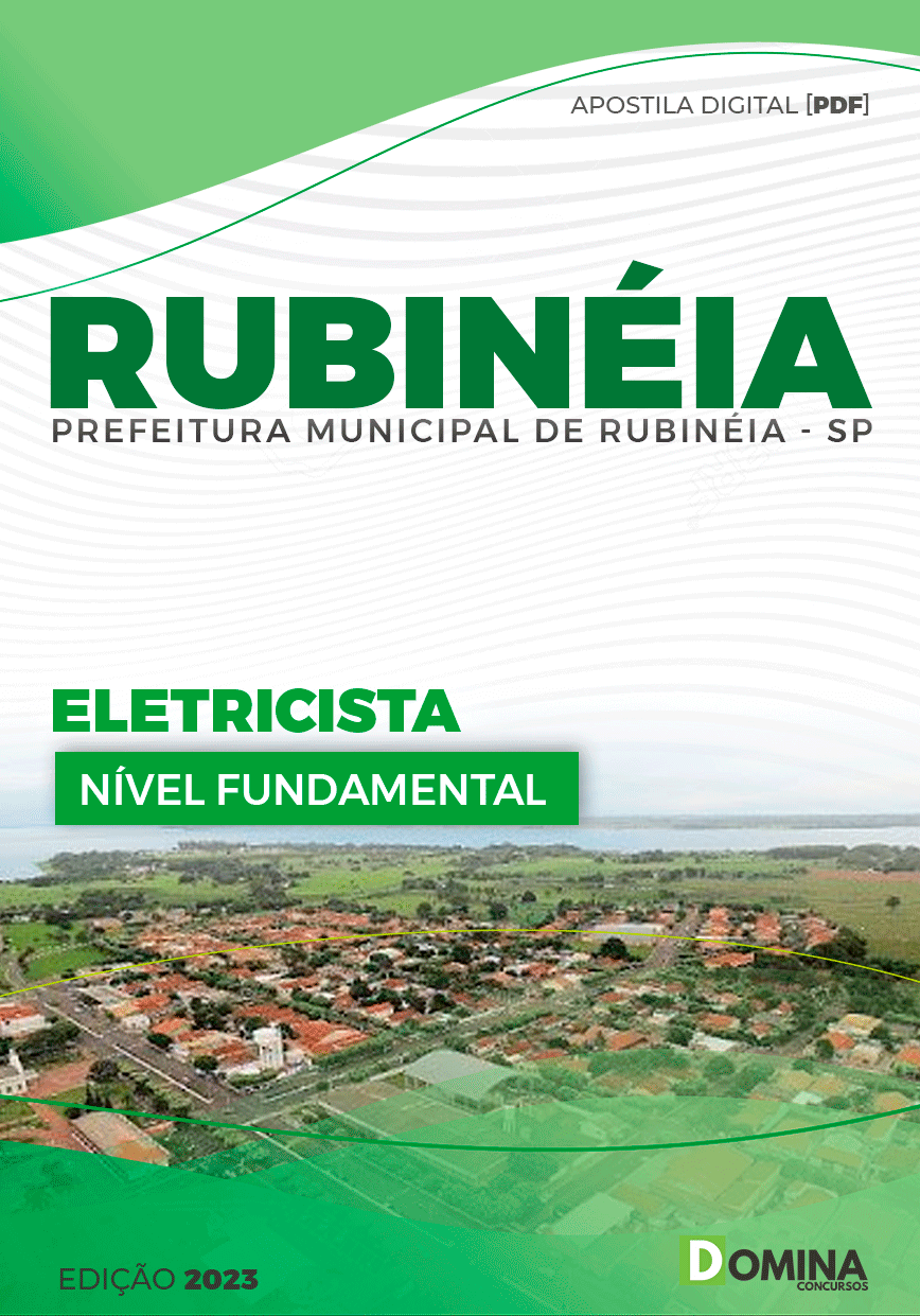 Apostila Concurso Pref Rubinéia SP 2023 Eletricista
