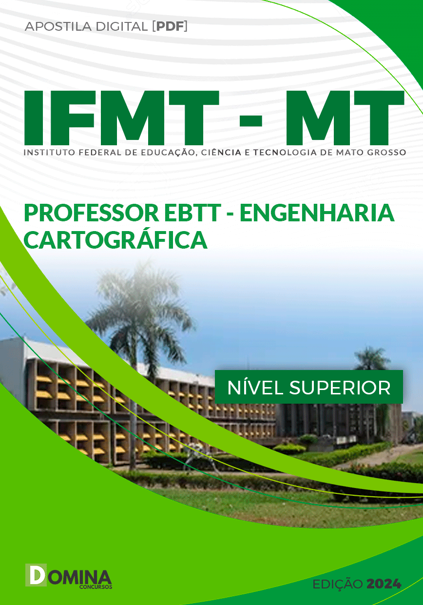 Apostila Concurso IFMT MT 2024 Engenharia Cartográfica