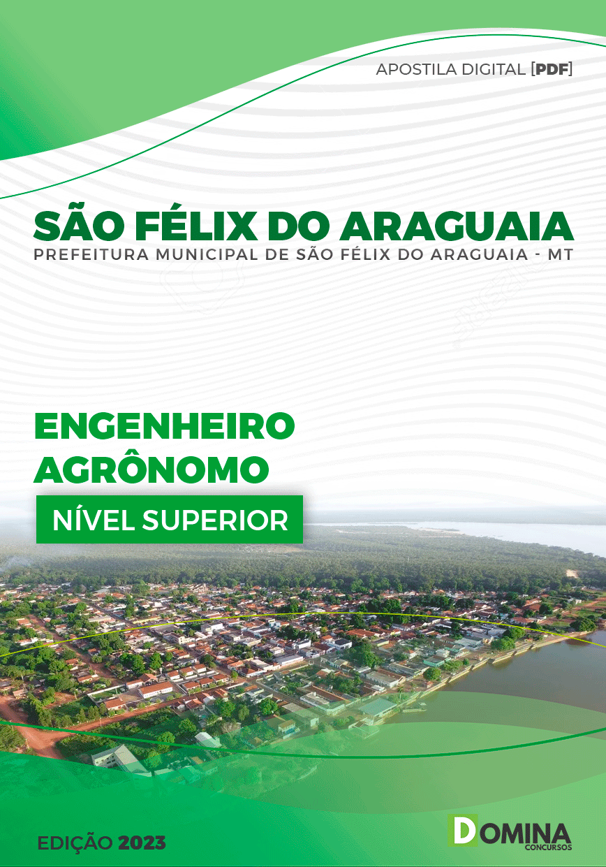 Apostila Pref São Félix do Araguaia MT 2023 Engenheiro Agrônomo
