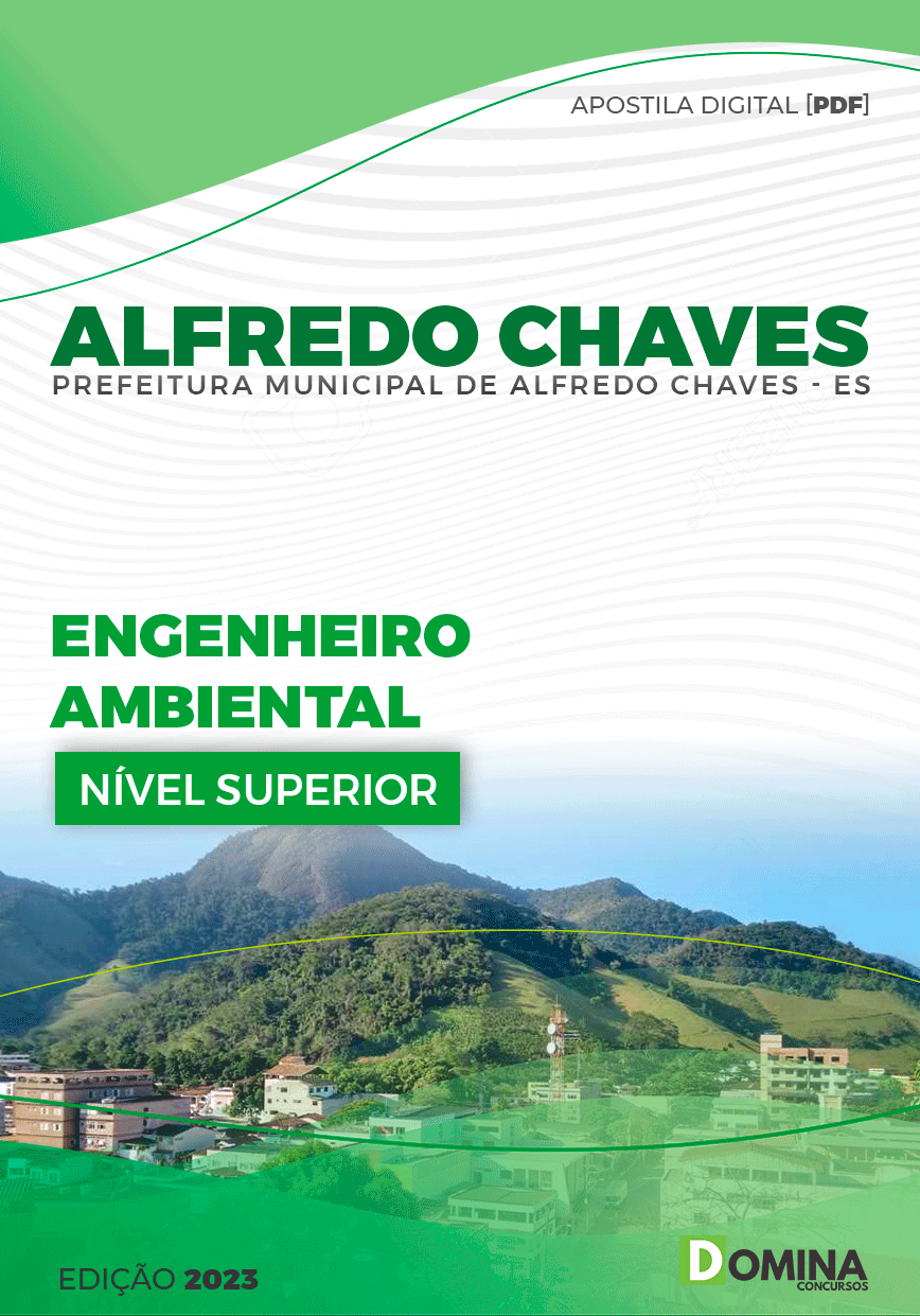 Apostila Pref Alfredo Chaves ES 2023 Engenheiro Ambiental